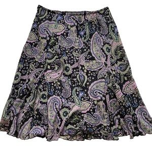 Paisley Midi Skirt
